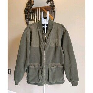 Beretta Victory Fleece Jacket Mens 2XL Green Full Zip Shooting Hunting Field